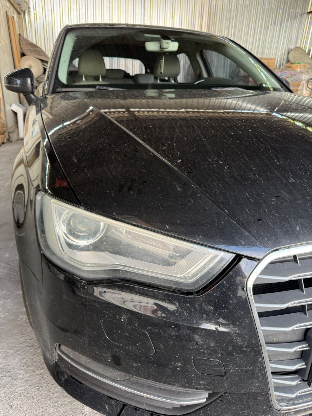 Audi A4 Far Restorasyonu öncesi