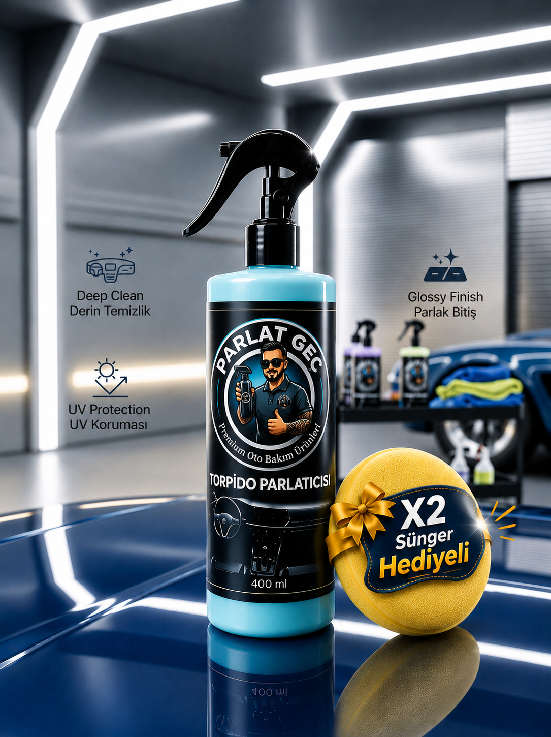ParlatGeç Kokulu Torpido Parlatıcı ve Temizleyici 400 ml